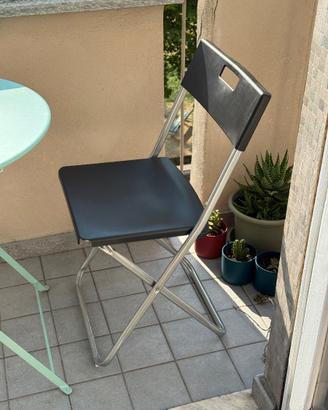 IKEA GUNDE - Coppia di sedie pieghevoli