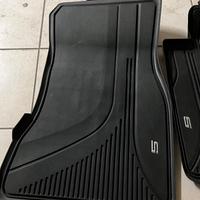 BMW Serie 5 tappetini anteriori originali in gomma