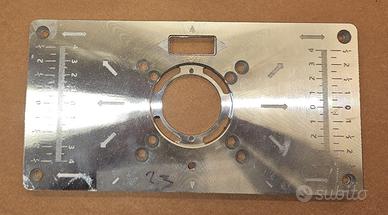 Piastra per fresa a banco in alluminio