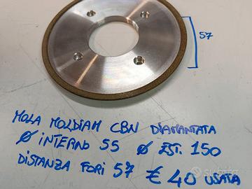 Mola moldiam cbn diamantata - torneria Lav.meccan.