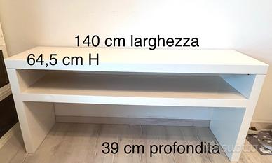 Consolle Ikea bianco lucido- già smontata