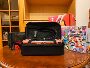 Nintendo Switch Oled Mario Red Edition + giochi
