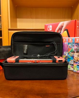 Nintendo Switch Oled Mario Red Edition + giochi