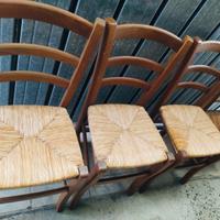 Sedie impagliate  + una in omaggio