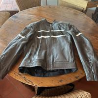 Giacca moto pelle Macna