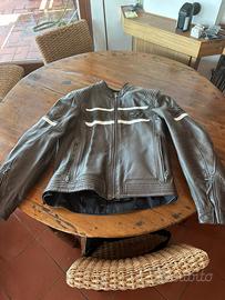 Giacca moto pelle Macna