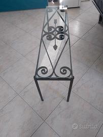 panca in ferro battuto 