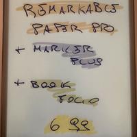 Remarkable paper pro con book folio e marker plus