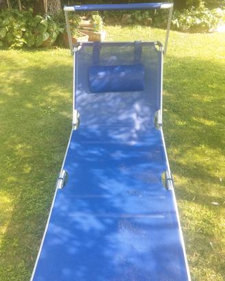 Lettino pieghevole in alluminio