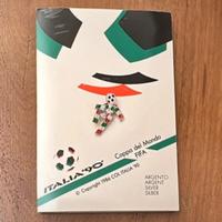 Spilla CIAO Italia 90 ARGENTO 925
