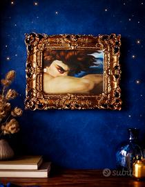 Quadro dipinto 25x20 Riproduzione barocco gotico 