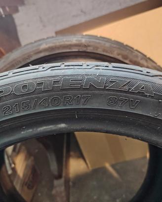 2 Bridgestone Potenza RE050A  215/40 R17 87V