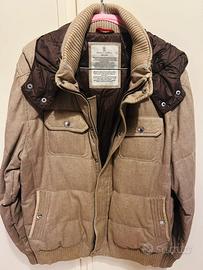 Piumino in flanella con cappuccio estraibile