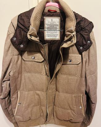 Piumino in flanella con cappuccio estraibile