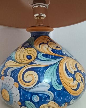 Lampada in Ceramica di Caltagirone
