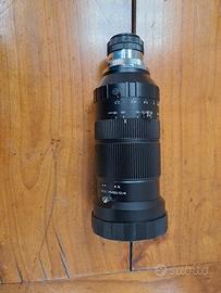 Obiettivo zoom C-Mount 15-185mm f/2.2