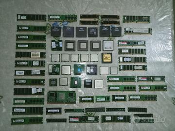Collezione RAM Processore CPU Vintage