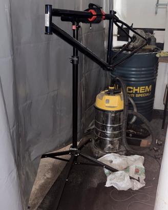 Cavalletto bici manutenzione