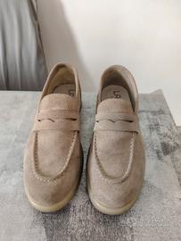 mocassino donna scamosciato 