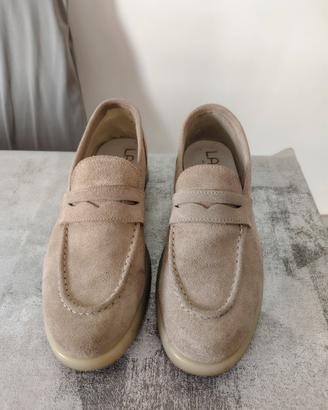 mocassino donna scamosciato 