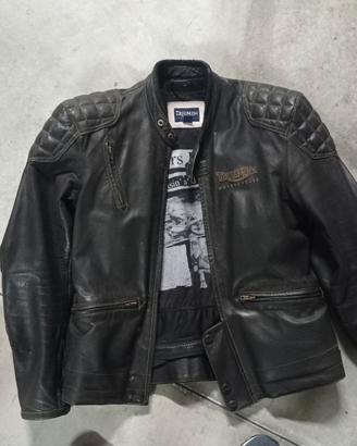 Giacca e guanti in pelle Triumph