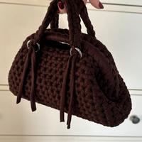 Clutch Bag Marrone con Manici