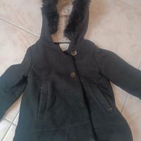 Cappotto invernale Bambina nero Zara.  Taglia 2/3a