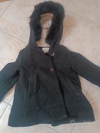 Cappotto invernale Bambina nero Zara.  Taglia 2/3a