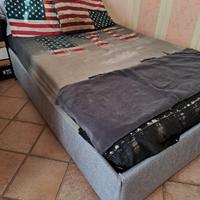 letto contenitore 1 piazza e mezza
