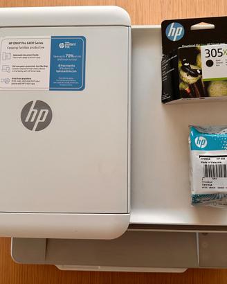 Stampante HP ENVY Pro 6400 + Cartucce  Sigillate