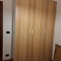 Armadi ikea modello Pax bianco/legno (2+1 ante)