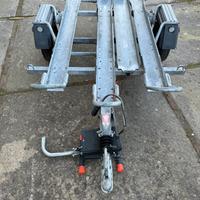 Ellebi carrello moto 3 corsie con rampa