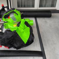 soffiatore foglie e aspiratore foglie Parkside con