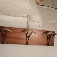 Appendiabiti vintage VCR made inItaly ottone e leg