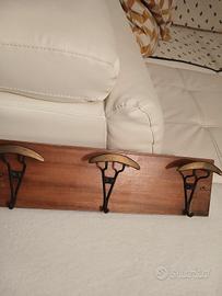 Appendiabiti vintage VCR made inItaly ottone e leg