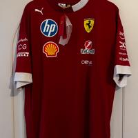 T-shirt piloti Puma per Scuderia Ferrari taglia M