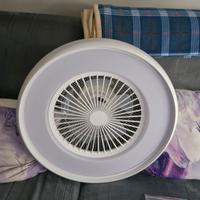 plafoniera led con ventilatore 