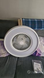 plafoniera led con ventilatore 