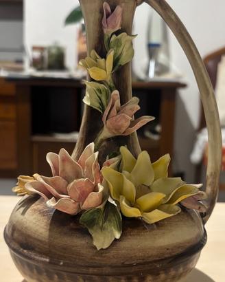 Brocca in ceramica Capodimonte originale