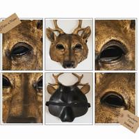 Maschera da Cervo Realistica - Effetto Bronzo 