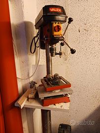 Trapano a colonna VALEX piano di lavoro modificato