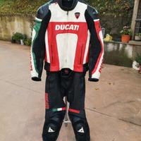 tuta moto 50 divisibile Dainese ducati in pelle