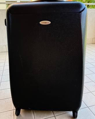 Valigia rigida grande Samsonite nera