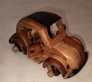 maggiolino in legno