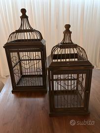 Gabbie decorative in legno
