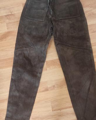  RECUPERO Pelle SCAMOSCIATA VINTAGE 