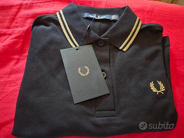 Fred Perry - Twin Tipped Black/Mtalicgold