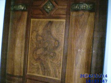 Letti antichi in metallo decorato - pannelli