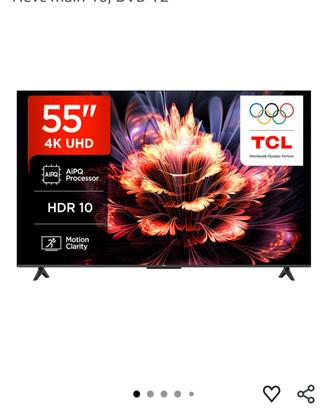 TV tcl 55 pollici nuova 