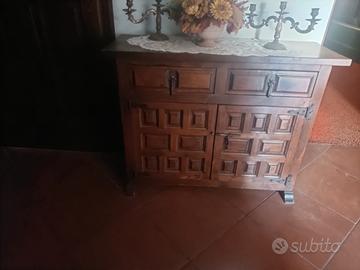 mobile antico in barocco spagnolo 